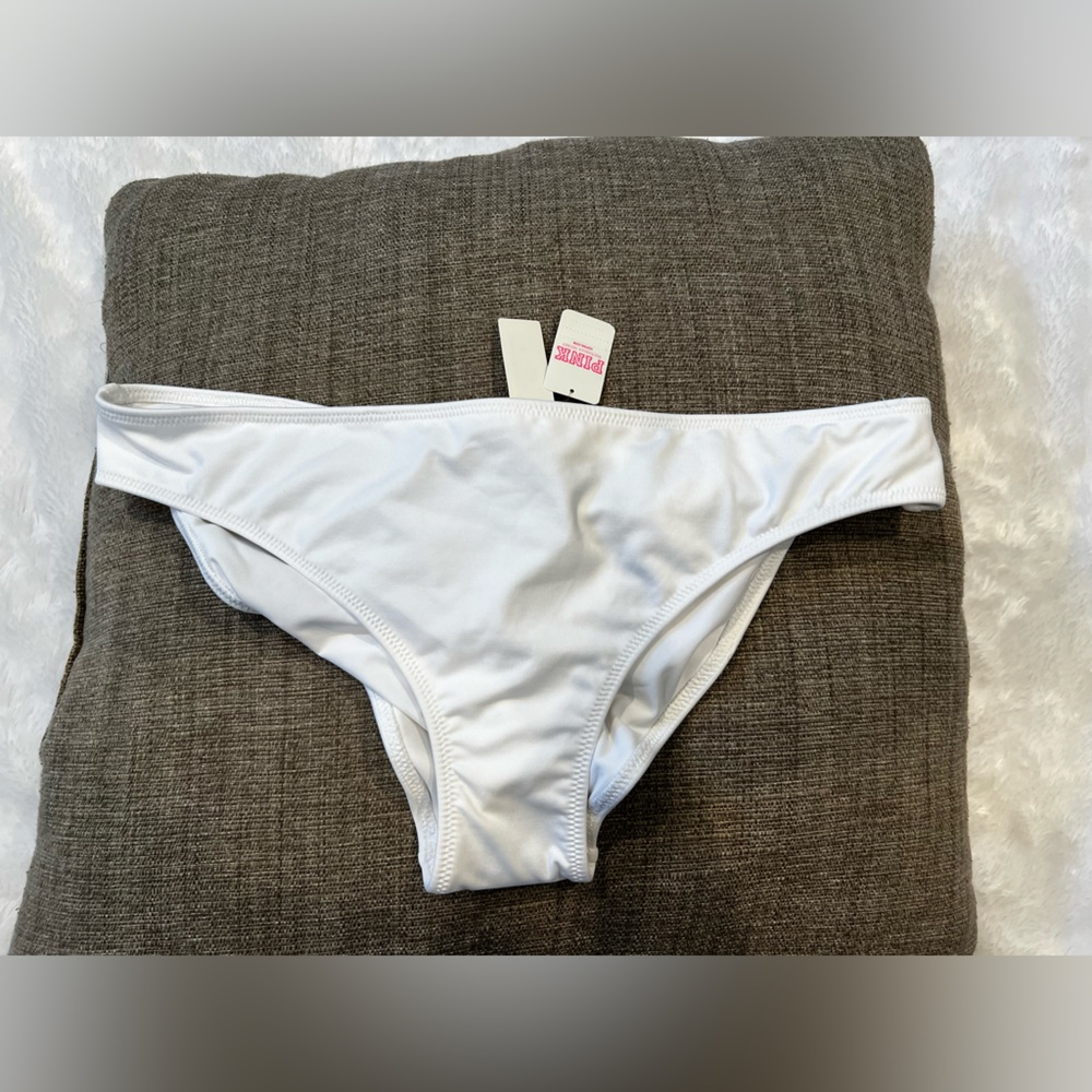 PINK Victoria's Secret White Bikini Bottom